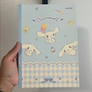 Joytop Cinnamoroll Blue Soft Cover Notebook